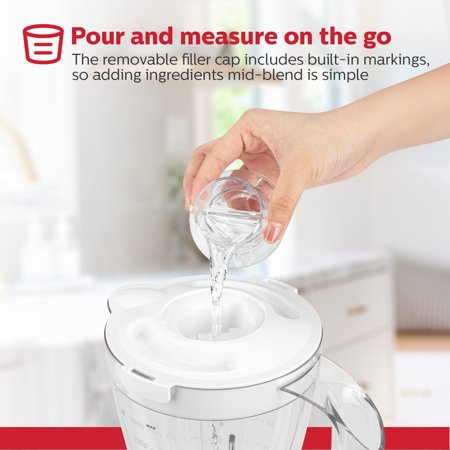 Holstein Housewares 8-Speed Blender 500W Motor, 48 oz Plastic Jar, and Intuitive Controls for Effortless Blending - Elevate Your Culinary Experience Now - Kitchen Essential