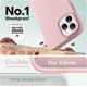 thumbnail image 4 of Funda de Silicona Engrosada para iPhone 12 Pro Max, Arena Rosa, 4 of 7