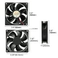 thumbnail image 5 of DC 24V 0.30A 4000RPM 90x90x25mm 7 Vanes Coolant Cooler Fan for Motor Cooling, 5 of 7