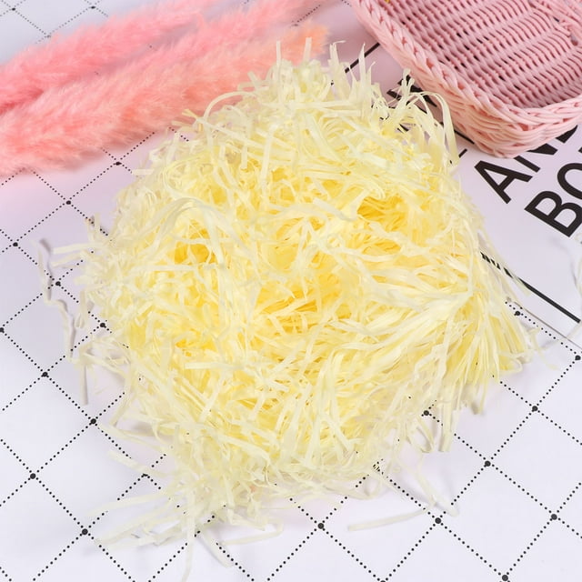 UPGRATOR 5 Paquets de Filament de Papier Râpé Beige pour Remplissage de Boîtes et Emballage 17x0.2x0.01 Po