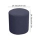 thumbnail image 3 of Stretch Round Stool Cover Soft Fabric Waterproof Round Ottoman Slipcover Washable Protector For Vanity Bedroom Living Room And Home Daily Use, 3 of 6