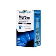 Bausch & Lomb Muro 128 Sodium Chloride Ointment 5% Twin Pack 1/8 Oz Each, Pack of 1