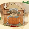 thumbnail image 5 of Casa de cartón para gatos NikouMX Casa segura para gatos con hierba gatera, 5 of 5