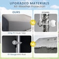 thumbnail image 4 of Carport for Tractor, Truck, Boat, Outer Gray and Inner White, 4 of 9