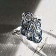 thumbnail image 5 of EOEMY Fashion 925 Silver Filled Rings Cubic Zirconia Women Jewelry Size 6-10-7, 5 of 5