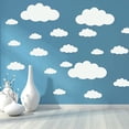thumbnail image 5 of Skyline Fantasy, pegatinas de pared con nubes de varios tamaños para la decoración de la habitación de los niños, pegatinas de vinilo con acabado mate para una decoración impermeable y respetuosa con, 5 of 5