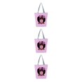 thumbnail image 2 of Guardurnaity Bolso de lona de poliéster para Cool Black Girl - Exquisita artesanía Bolsos compactos resistentes al desgarro hl2114 Type1 NO1, 2 of 6