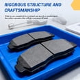 thumbnail image 4 of YXPCARS 8PCS Front Rear Ceramic Brake Pads (D1561+D1473), Brake Pads Set for 2011-2017 BMW X3 2015-2018 BMW X4, 4 of 7