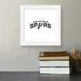 thumbnail image 5 of Gallery Pops NBA San Antonio Spurs - Global Logo Wall Art, White Framed Version, 12" x 12", 5 of 5
