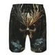thumbnail image 3 of Balery Vintage Ornate Skull Traje de Baño Estilo Hawaiano para Hombre, Shorts de Secado Rápido con Bolsillos-3X-Large, 3 of 6