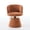 Terracotta, variant on Adjustable Height 360° Swivel Bar Stool, Modern Chenille Upholstered Round Dining Chair, Ergonomic Accent Vanity Chair for Bedroom, Kitchen Island & Pub, Single Pack, Cream & Beige
