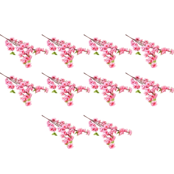 Rama de flores artificiales 10 piezas Bewildely Decoración Rosa HA084421-01