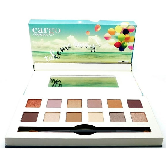 cargo Take Me Away! Eye Shadow Palette: Shadows 12 x .03 Oz., Dual-Ended Brush