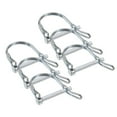 thumbnail image 1 of Uxcell 6 Pcs Pasadores de Acoplador de Remolque, 3/16" x 1.6" Pasador de Seguridad de Resorte, 1 of 7