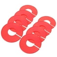 thumbnail image 1 of GAXIRE 20 Pcs Séparateurs Ronds en Plastique Rouges pour Tringle à Vêtements pour Organisation et Présentation de Placard, 1 of 6