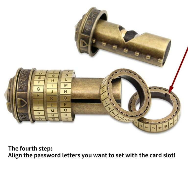 Valentine's Gift Challenging Puzzle Box with Secret Compartments
