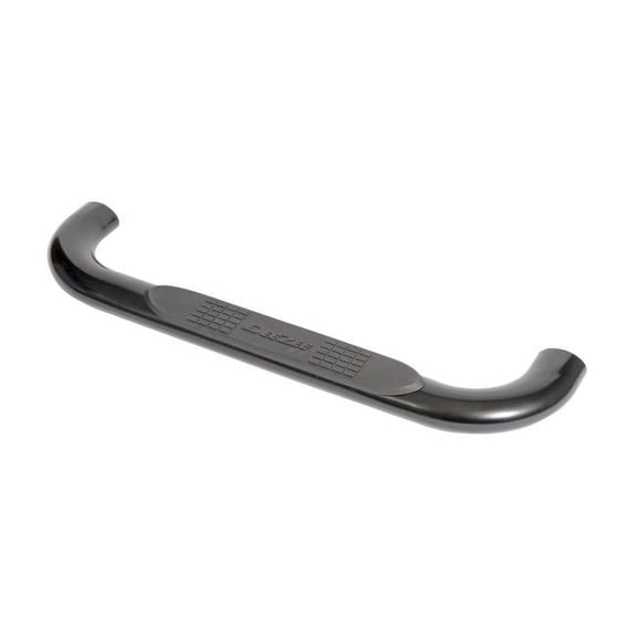 Dee-Zee UltraBlack Steel Side Steps 4 Inch Oval, Cab Length (Black) - DZ372239