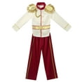 thumbnail image 2 of iiniim Boys Prince Outfit Long Sleeves Deluxe Coat Jacket with Pant Set Halloween Costume Cosplay Dress Up, 2 of 7