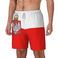 thumbnail image 5 of Men's 2 in 1 Swim Trunks with Compression Liner Poland Quick Dry Beach Shorts, 5 of 6