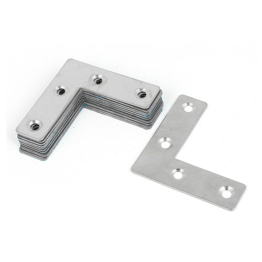 75 20mm 4 Pcs Stainless Steel Right Angle Bracket,Stainless Steel L-Shaped Corner Code/Shelf Supports,90 Degree Right Angle Brackets Heavy Duty,Right Angle Bracket Fastener with Screws,125