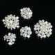 thumbnail image 3 of 5 Piezas de Botones de Imitación BLESIY Aleación Diamante Cryustal Bow, 3 of 8