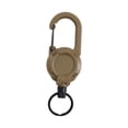 thumbnail image 2 of Almencla Porte-Clés Rétractable 23.6 Pouces Porte-Badge en Acier pour Randonnée Pêche Marron, 2 of 8