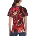 thumbnail image 5 of Alastor Hazbin Hotel Comedy Teen T-Shirt Crewneck Short Sleeve Double-Sided Print Summer Tee Shirts Top For Youth Boys Girls Children Medium, 5 of 7