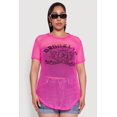 thumbnail image 2 of Womens Plus Size Brooklyn College League Fishnet Top, 2 of 5