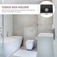 thumbnail image 3 of Soimiss tabletop paper roll dispenser Wall Mounted Paper Towel Dispenser Plastic Black 1Pack, 3 of 6