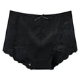 thumbnail image 2 of Bxsruta Women's Leak-Proof Lace Panties Mid Waist Breathable for Everyday Comfort and Sleep, 2 of 3