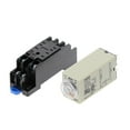 thumbnail image 3 of Power-on Delay Rotary Knob DPDT 1S/5S/10S/30S/60S/3M/5M/10M/30M Timer Timing Time Relay AC H3Y-2 With Base Socket ,Wireless Control, 3 of 6