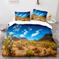 thumbnail image 4 of 2024 Cactus Duvet Cover Tropical Desert Plant Comforter Cover Mountain Sunrise Bedding Set Microfiber Quilt Cover For Kids Teen, 4 of 7