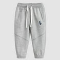 thumbnail image 3 of Zanarzt Toddler Jogger Pants Cotton Toddler Jogger Pants with Pocket Toddler Boy Sweatpants Baby Boy Pants Leggings Light Gray,12-18 Months, 3 of 3
