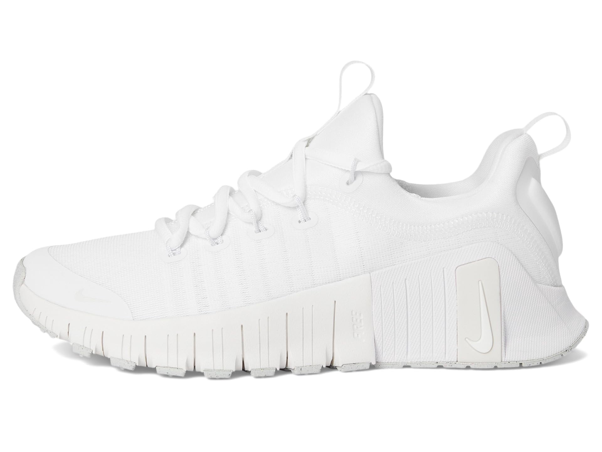 Nike Women's Free Metcon 6 Sneaker, White/Platinum Tint, 8.5