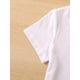 thumbnail image 5 of Camiseta de punto de algodón negro con estampado de corazón de gato, cuello redondo y manga corta - Top informal de verano para mujer, ideal para amantes de los gatos, 5 of 6