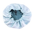 thumbnail image 1 of Gorro de dormir con capó de satén Zulema ajustable reversible Verde, 1 of 6