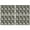 Brown Checkered Geometric, variant on Brown Ethnic Feather Pattern Summer Placemats Table Placemats Set Of 4-Linen Kitchen Washable Placemats Table Mats 11.8"x17.7" Non-Slip Heat Resistant