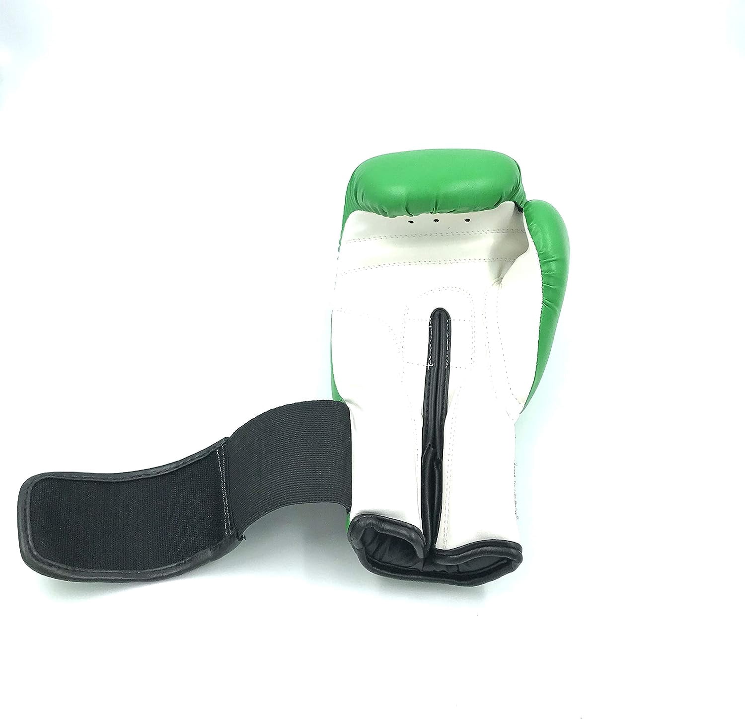 Woldorf USA Boxing Gloves Green Kickboxing, Grappling, Fighting, Muay Thai Training Boxing Bag Gloves, Punch Bags and Focus Pads Punching Plain-Blank Vinyl Gloves No Logo