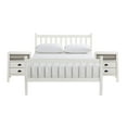 thumbnail image 2 of Alaterre Furniture Windsor 3-Piece Bedroom Set with Slat Full Bed and 2 Nightstands, Driftwood White, 2 of 3
