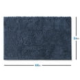thumbnail image 6 of Nestl Bathroom Rugs, Machine Washable Bath Mats For bathroom Floor Rugs, Nonslip Backing Rubber Bath Rug, Navy, 6 of 6