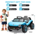 thumbnail image 2 of 12V Electric Ride on Cars, Licensed Volkswagen Beetle Ride on Toys with Remote Control, Bluetooth, USB Port, Music, Rear Storage, LED Lights, Battery Powered Toddlers Electric Car for Kids Ages 3+, 2 of 10