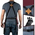 thumbnail image 4 of Chef, Bbq And Work Apron With Bottle Opener And Hand Towel - Durable 10oz Cotton Canvas, Brass Hardware And Cross Back Straps, 4 of 4