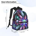thumbnail image 4 of Lsque Colored Abstract Classic Casual Backpack - Large Capacity Water-Resistant Backpack for School, Work, Travel, and Outdoor Activities, 4 of 8