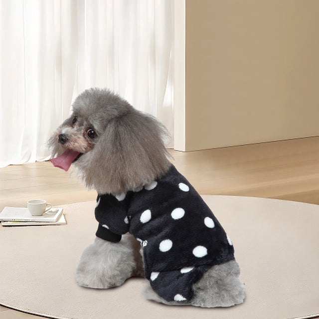Pet Clothes Comfortable and Stylish Pajamas for Dogs Cozy Home Wear Fall Bathrobe for