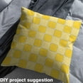 thumbnail image 2 of Feelyou Buffalo Plaid Fabric by the Yard 1 Yard, Yellow Checkered Room Decor Fabric by the Yard, Chic Geometric Abstract Fabric for Sewing, Microfiber Bedroom Decor, 2 of 6
