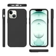 thumbnail image 5 of CoverON For Apple iPhone 13 Case, FlexGuard Series Soft Flexible Slim Lightweight Fit TPU Minimal Phone Cover, Black, 5 of 8