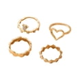 thumbnail image 3 of Xihbxyly Conjunto de Joyas Geométricas, Elegantes Anillos Chapados En Oro, Formas Únicas para Cada Estilo, Regalo Perfecto para Cumpleaños, Festivales, Niñas y Mujeres, Colección de Accesorios de Mod, 3 of 6
