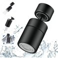 thumbnail image 1 of Aireador de grifo, rotación de 360 grados, filtro de filtro ajustable en 2 modos para cocina, baño esquí esquí Gafas de esquí, 1 of 5