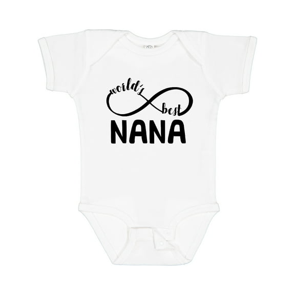 Inktastic Gift for Nana Infinity World's Best Girls Baby Bodysuit