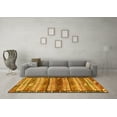 thumbnail image 3 of Ahgly Company Machine Washable Indoor Rectangle Southwestern Yellow Country Area Rugs, 7' x 10', 3 of 4